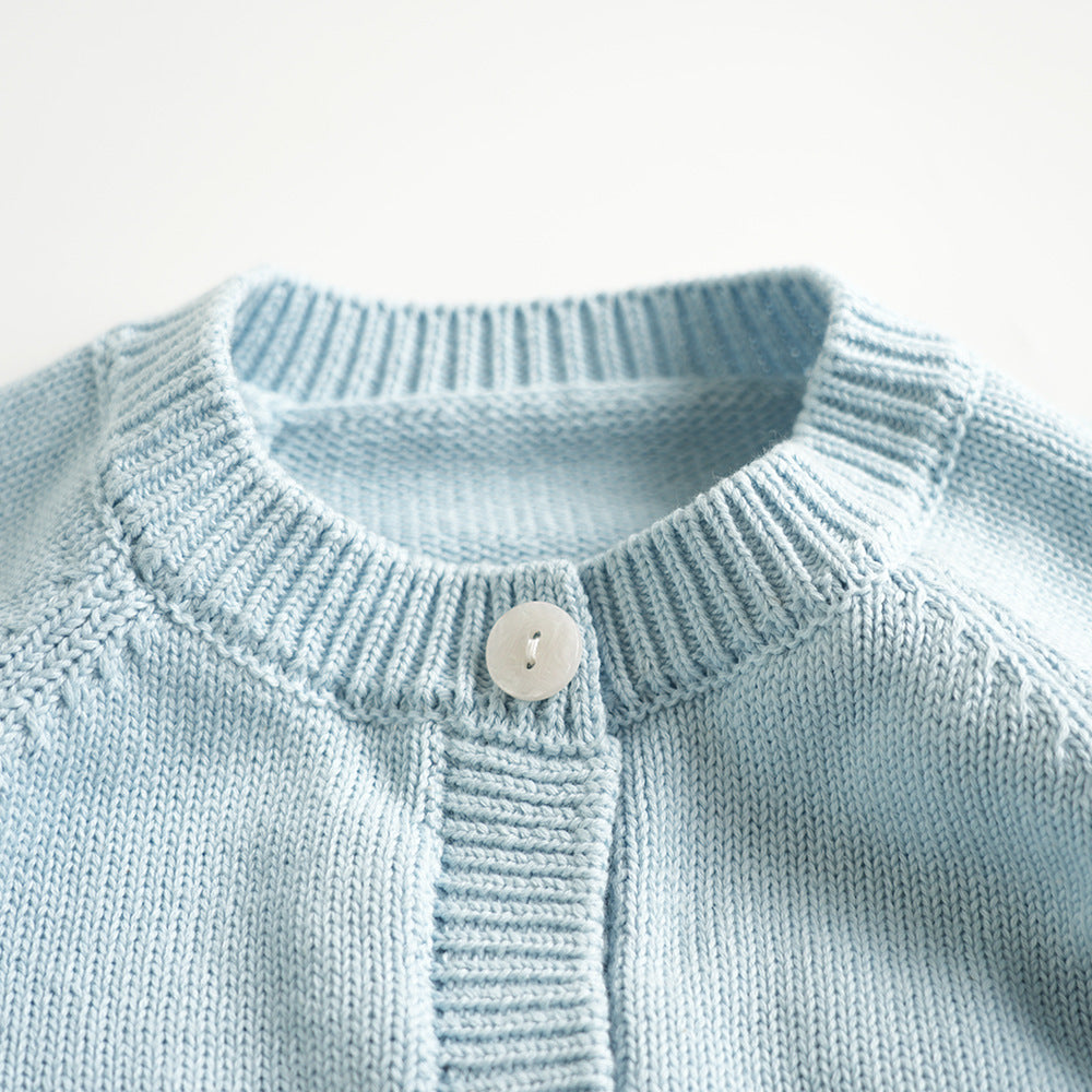 Chandail occasionnel des filles Brodé tricot haut