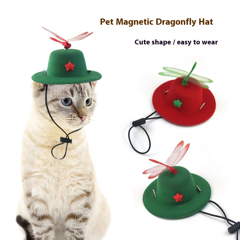 Chapeau pour animaux de compagnie réglable de mode créative