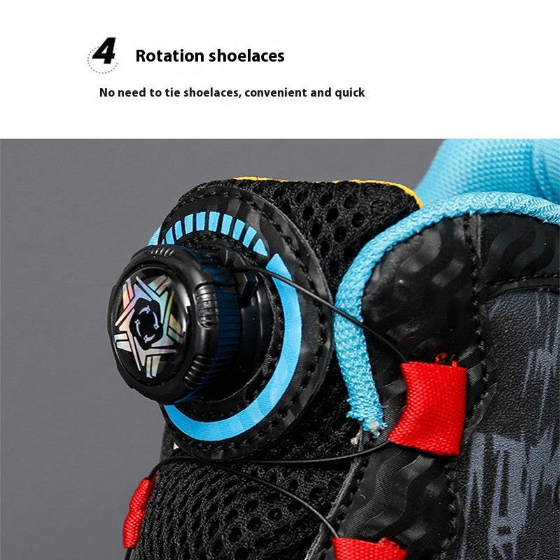 Chaussures de course au bouton de basket-ball en coussin