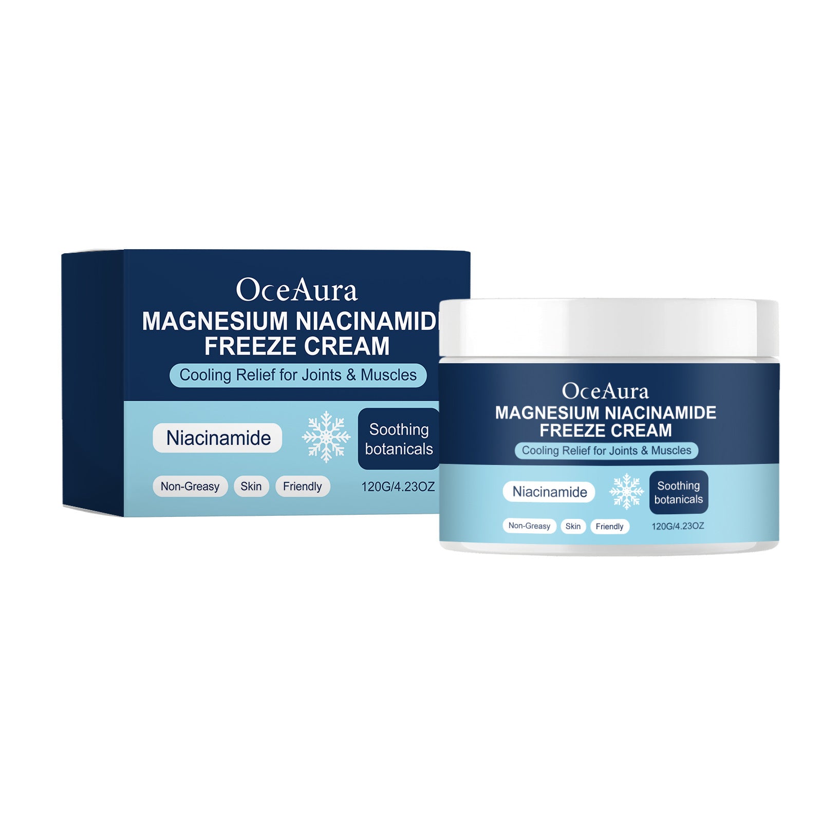 Crème de refroidissement de la peau