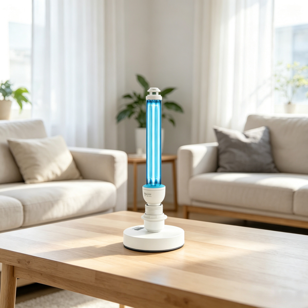Lampe UVC portable 25W avec purificateur d'ozone et télécommande