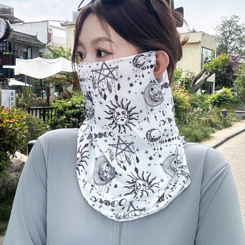 Masque du soleil Bébé Garçon et fille Été Pêche en plein air Couverture de vélo Plein visage