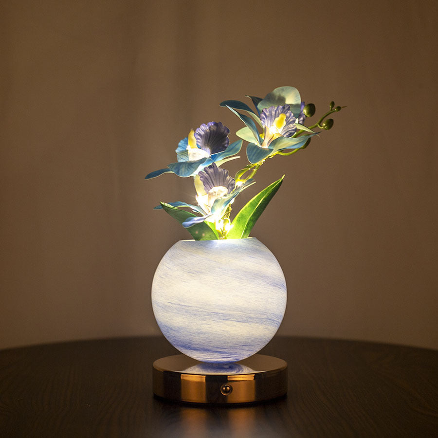 Simulation Phalaenopsis Planet Lampe de table
