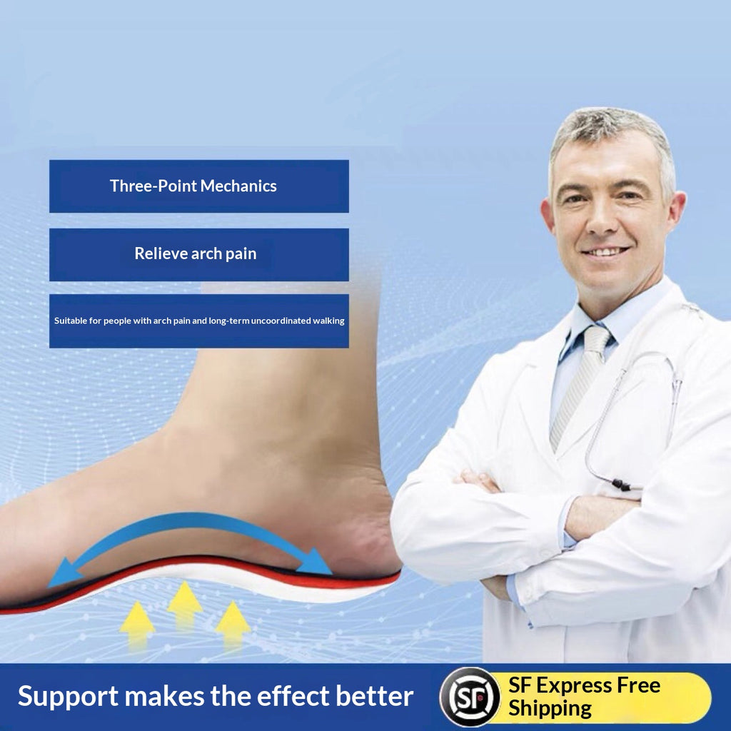 Semelle intérieure de correction des pieds plats pour hommes et femmes