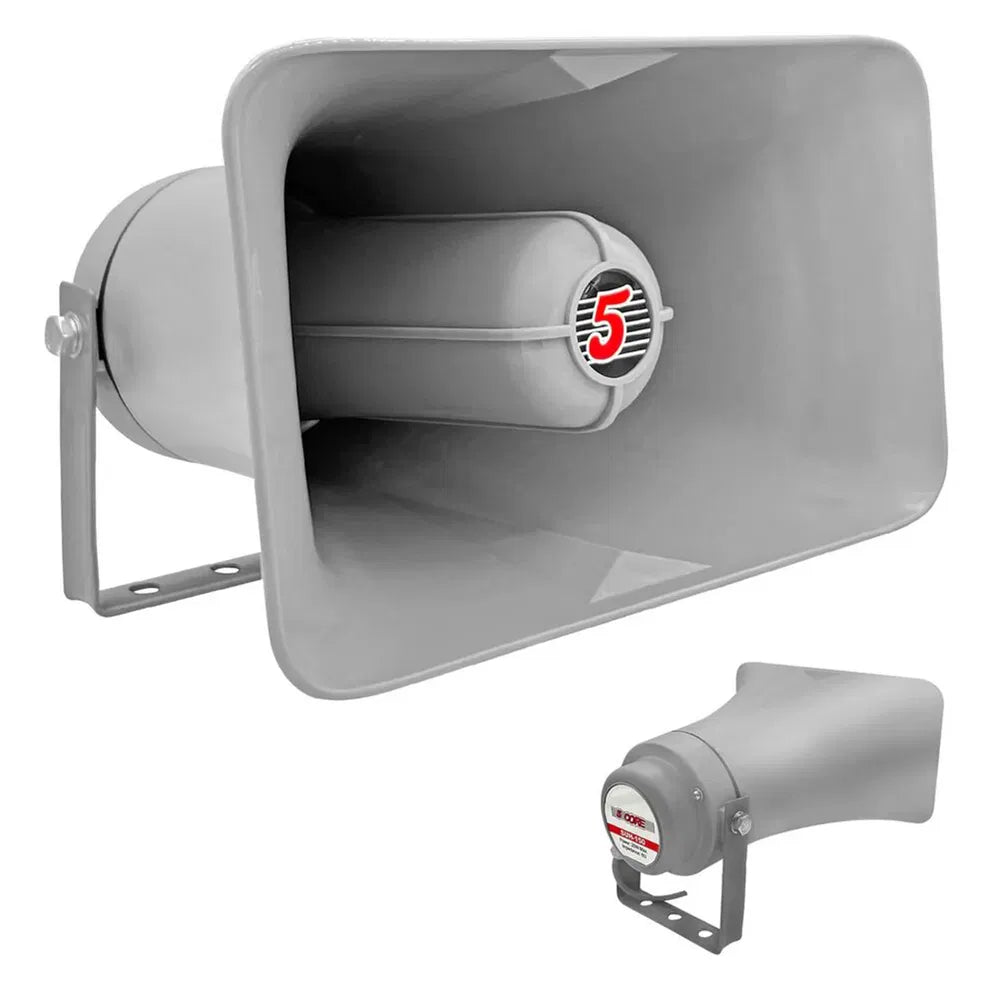 5 Core PA Horn 200W Loud Haut-parleur 10 pouces Bull Horn Loud Audio 8Ohm Tous les temps à l'intérieur