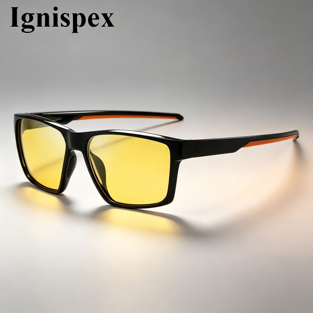 Lunettes de soleil de sport carrées de protection Uv400 pour hommes