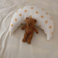 Oreiller en croissant de sommeil pour bébé imprimé simple