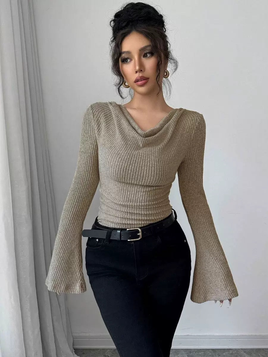 Chemise de base européenne et américaine en hiver