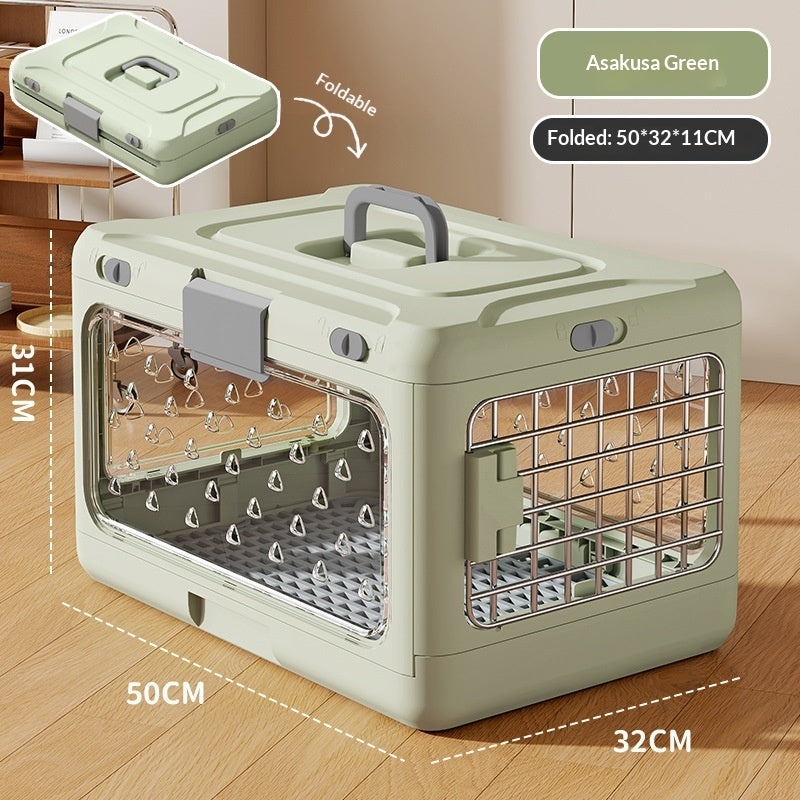 Portable Polding Pet Carrier pour les chats Idéal pour le voyage