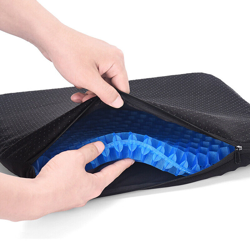 Honeycomb Respirant Gel Siège Refroidissement Refroidissement Double épais Oeuf tapis assis