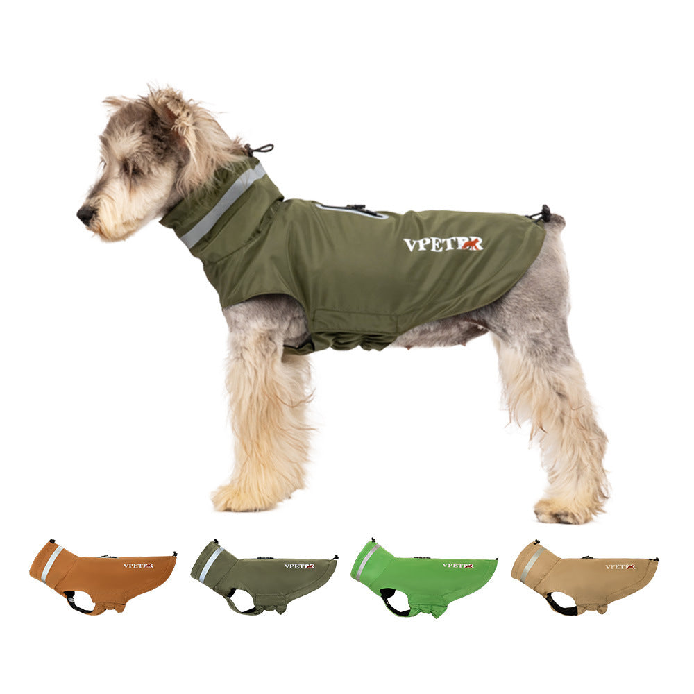 Chien extérieur imperméable à la pluie imperméable puppy réflectif Pet Poncho