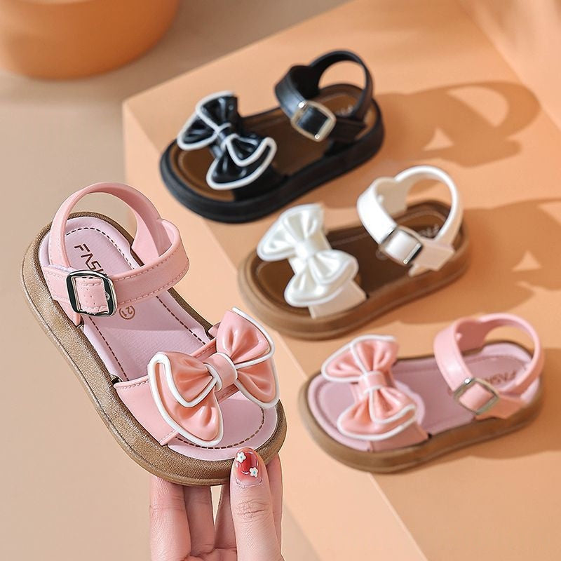 Enfants Fashionable Casual Sandales plates pour les filles