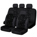 5-Seat Car Seat Cover, Classic And Timeless Design, Thin 2mm Thickness, Suitable For All Seasons Rhinestone Seat Cover