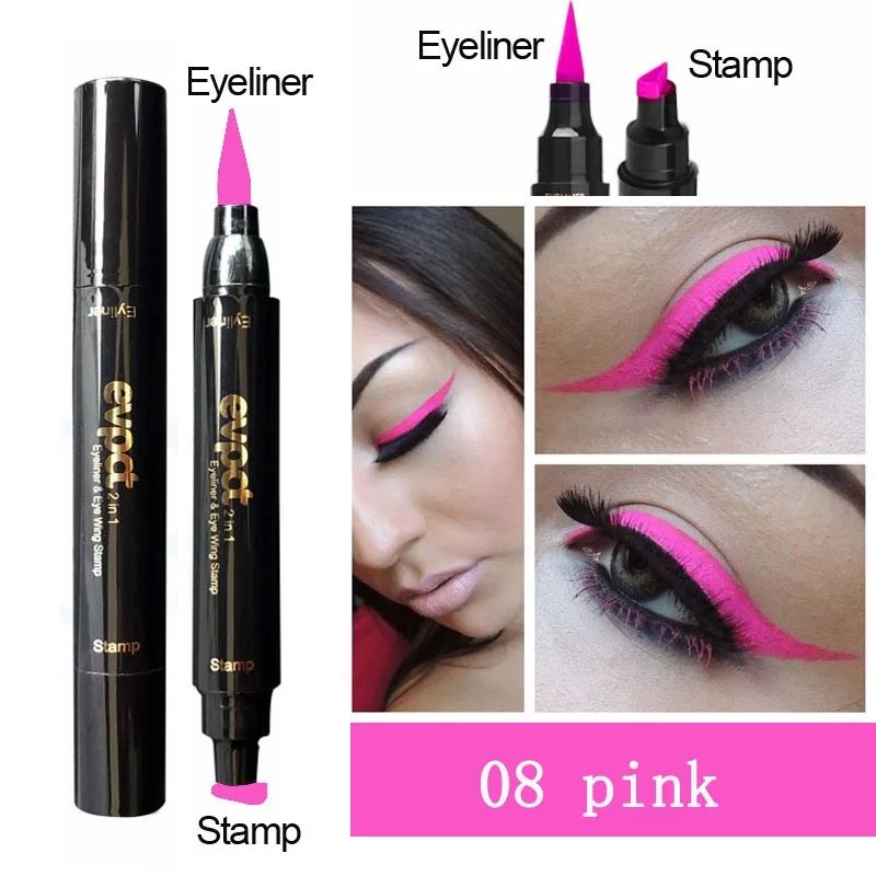 Stylo à double pointe pour colorer le coin extérieur de l'eyeliner