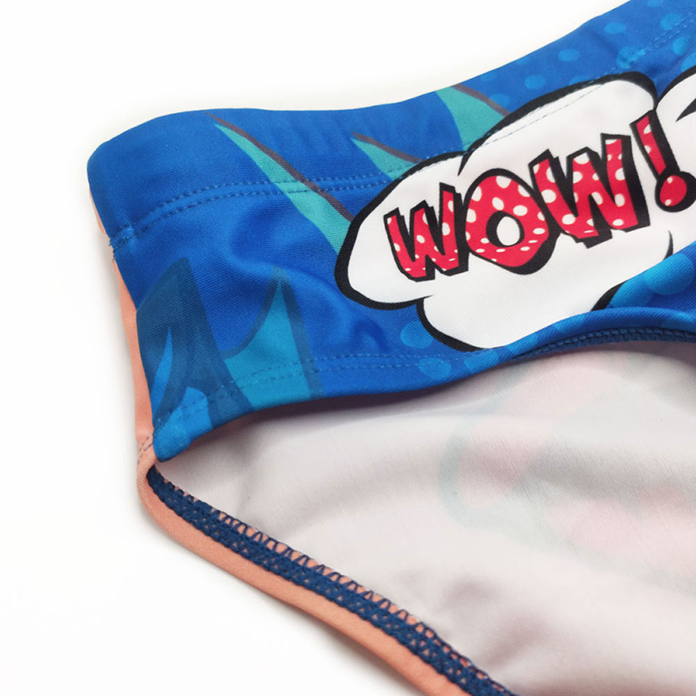 Lèvres sexy imprimées hommes Slips de bain Bikini Low Waist Beach Slips à séchage rapide