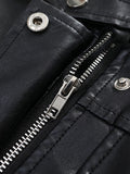 Short Stand Collar Veste Top Vêtements de moto