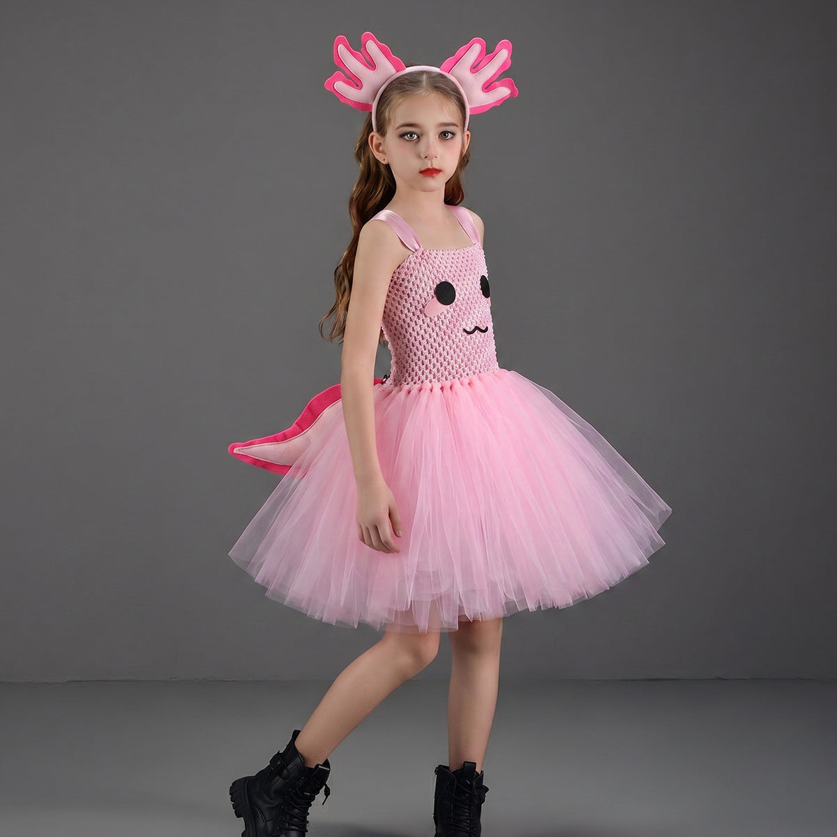 Petites filles Axolotl Animal-Caracter Cosplay Robe