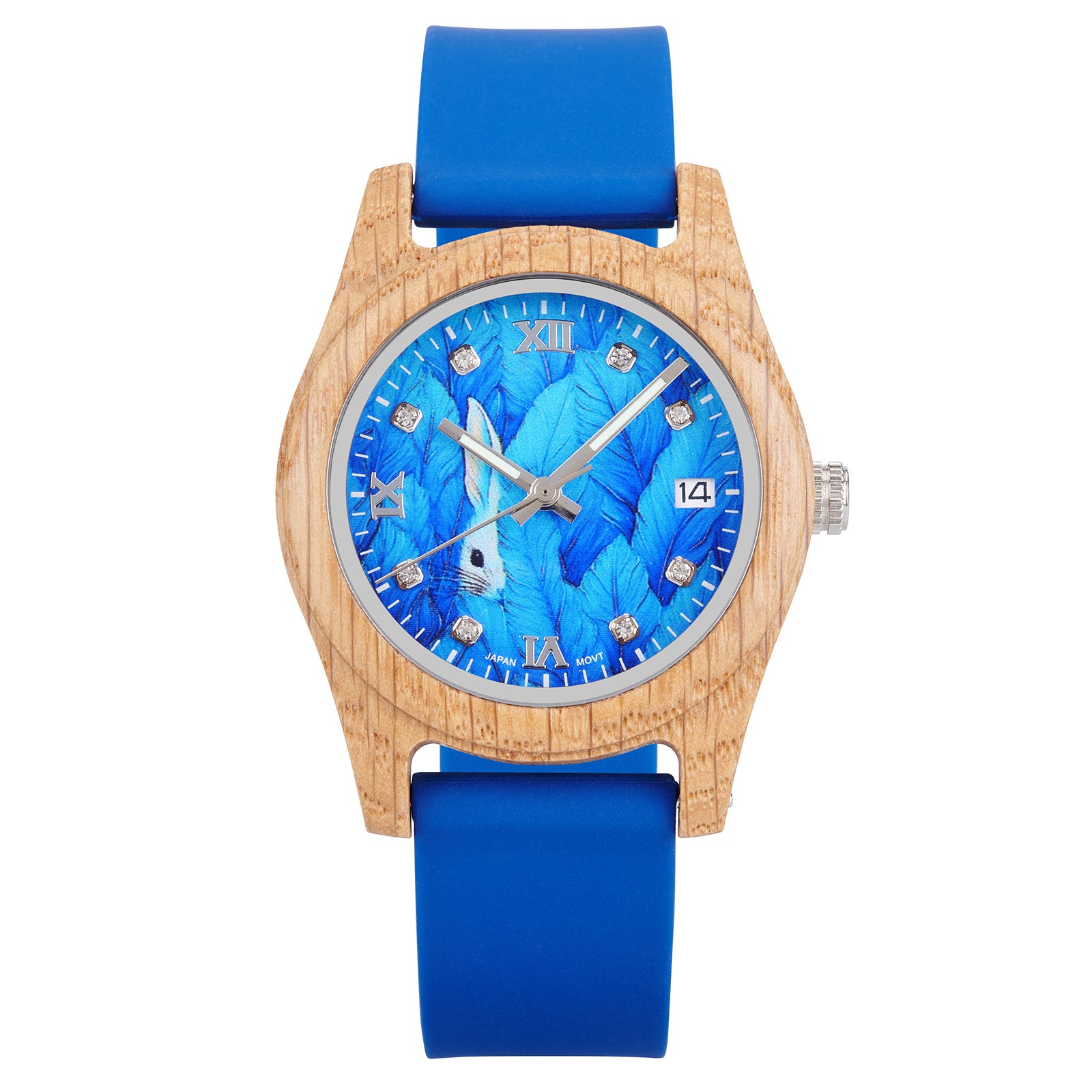 Montre en bois naturel pour les femmes - Montre Quartz Eco-friendly légère avec minimaliste