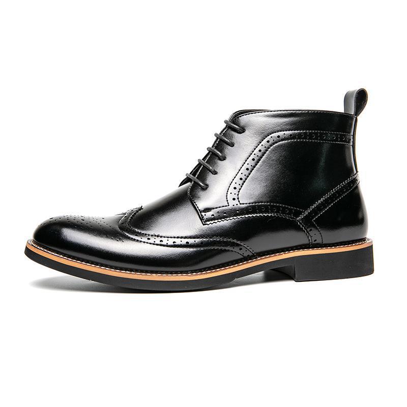 Bottes d'hiver en caoutchouc brun homme