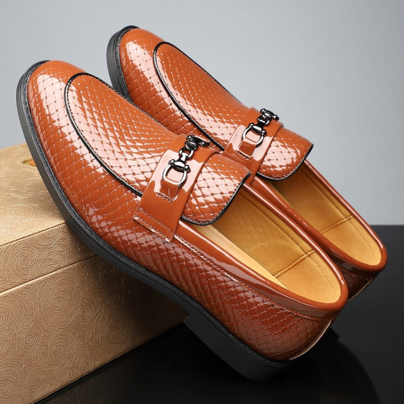 Minimalist British Style Hommes Chaussures en cuir d'affaires