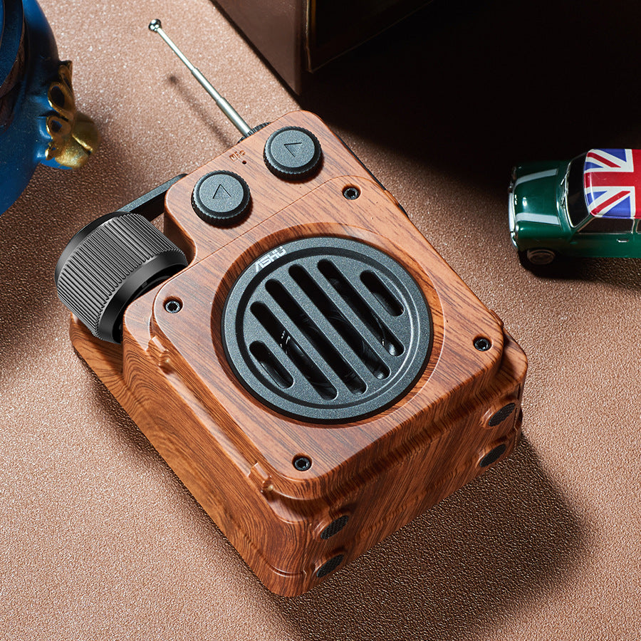 Haut-parleur Bluetooth compact léger rétro
