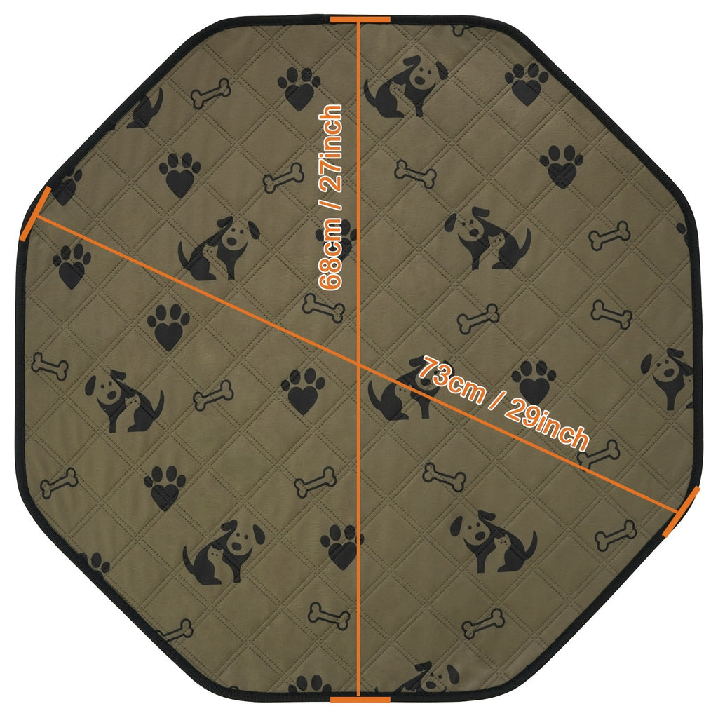 Pad de pot de chien octagonal lavable