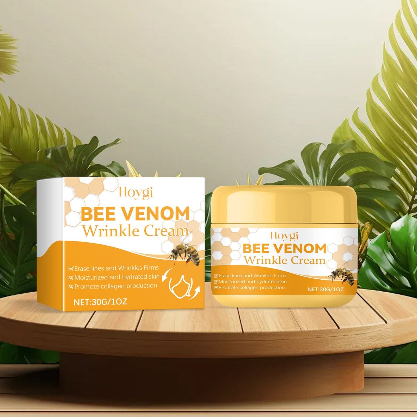 Crème d'humidité du visage de venin d'abeille HOYGI
