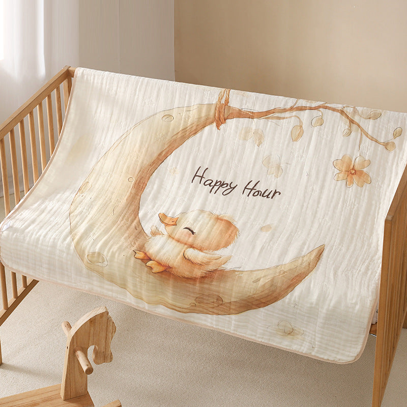 Couverture pour bébé en coton cartoon d'une pièce