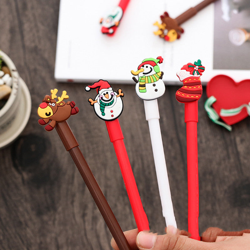 Christmas Cute Gel Cartoon Pen Writing Stationery