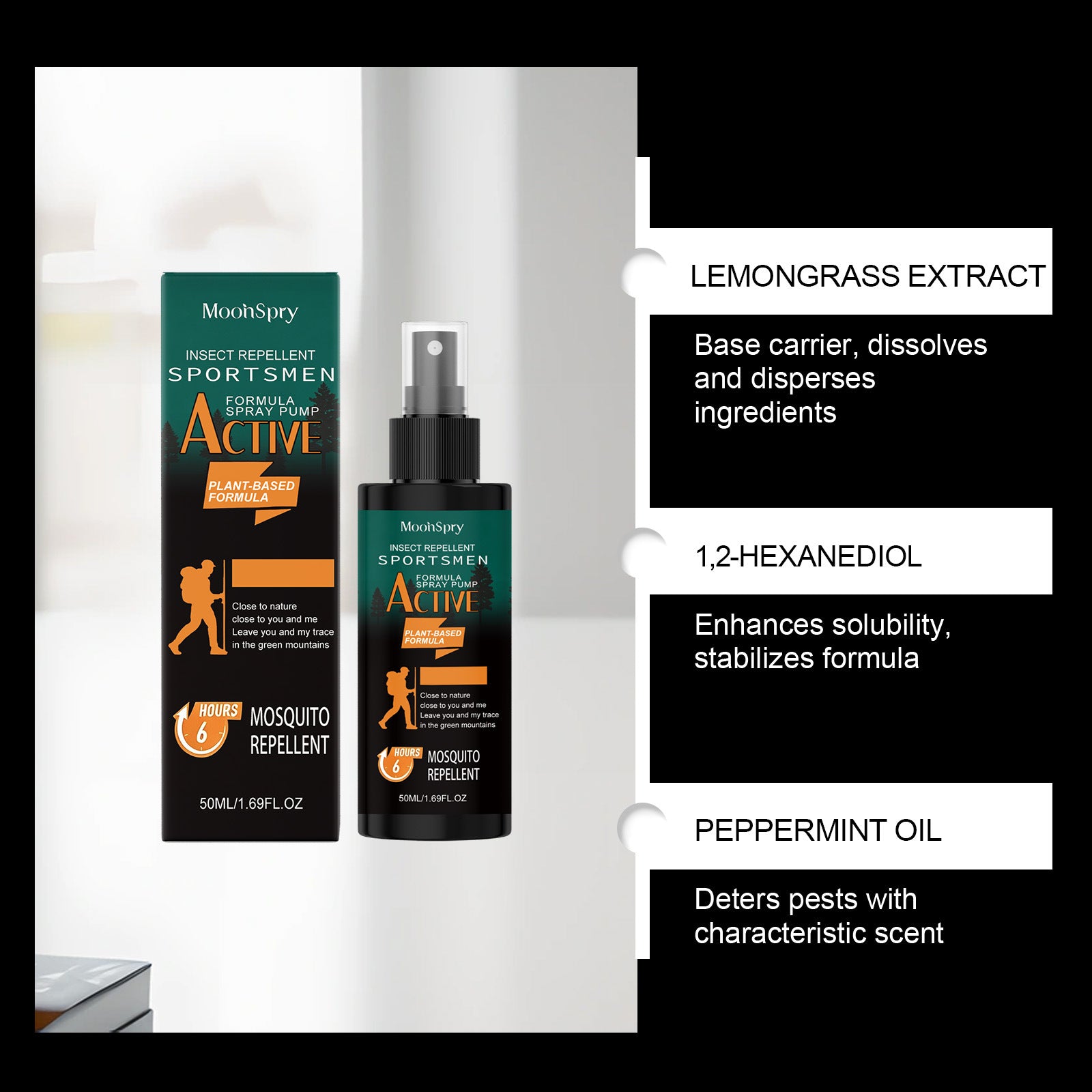 Spray anti-insectes
