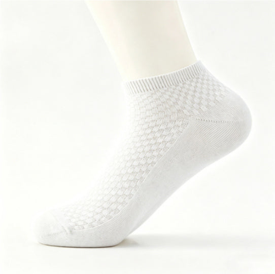 Chaussettes mi-calf escamotables et respirantes pour hommes