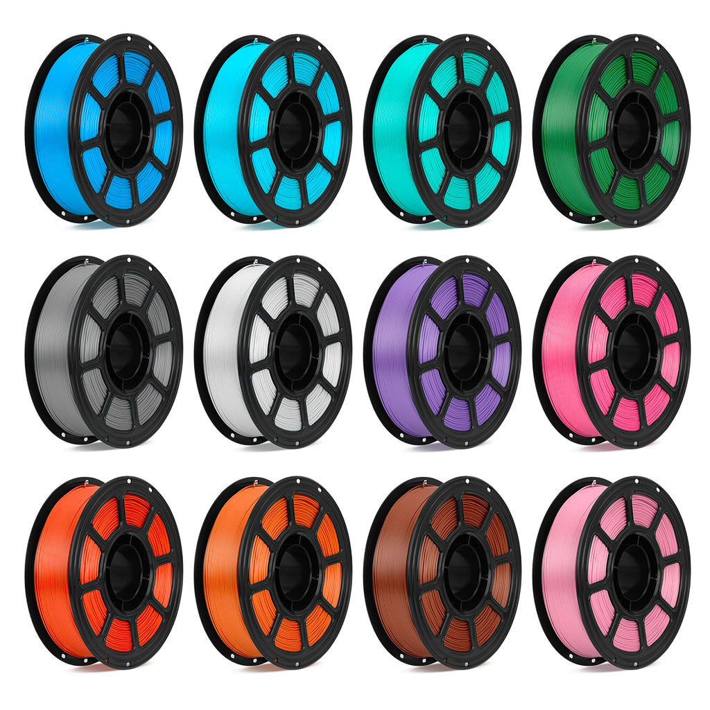 PLA 3D Imprimante Filament 12 Pack