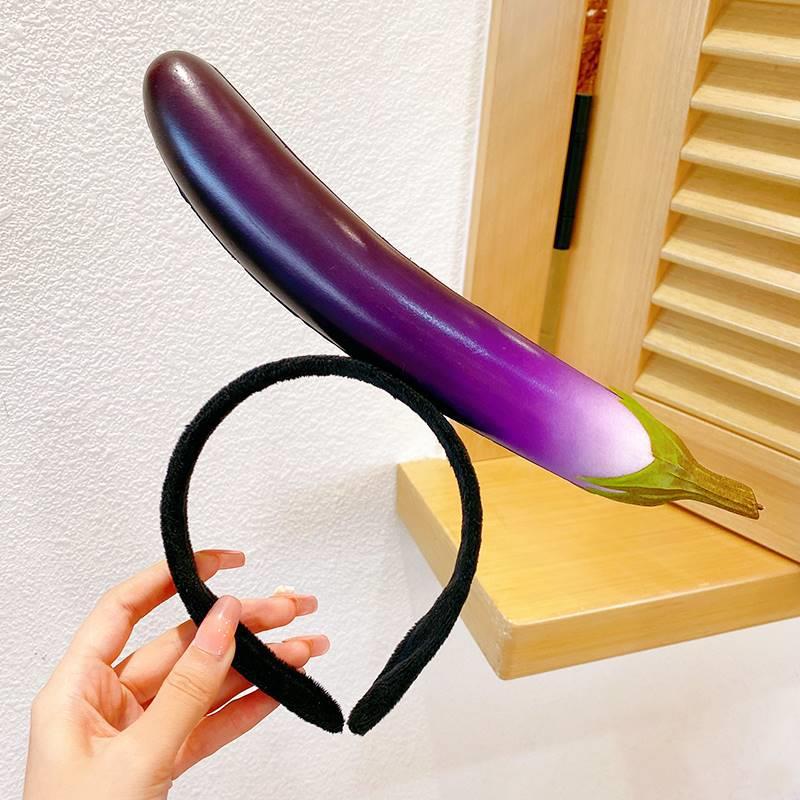 Grande coiffe de chapeau de légumes en caoutchouc radical pour prendre des photos