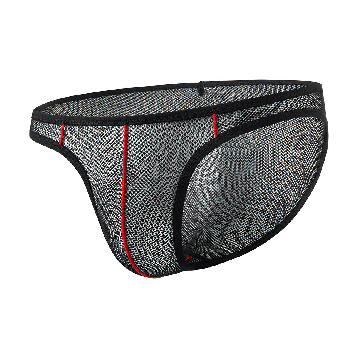 Les hommes Mesh Sexy Low Waist Mémoires transparents
