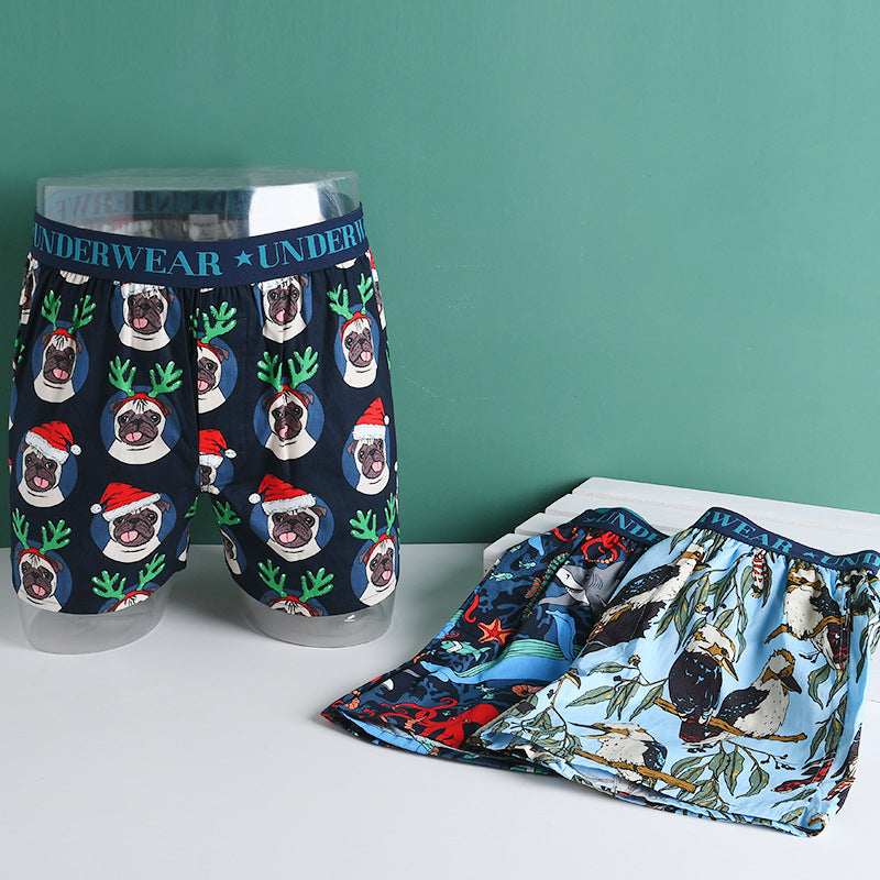 Sous-vêtements Hommes Coton Boxer Loose Respirant
