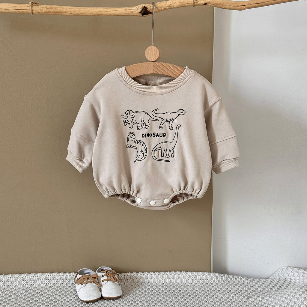 Versatile Casual Col d'équipage Baby Onesie Hoodie