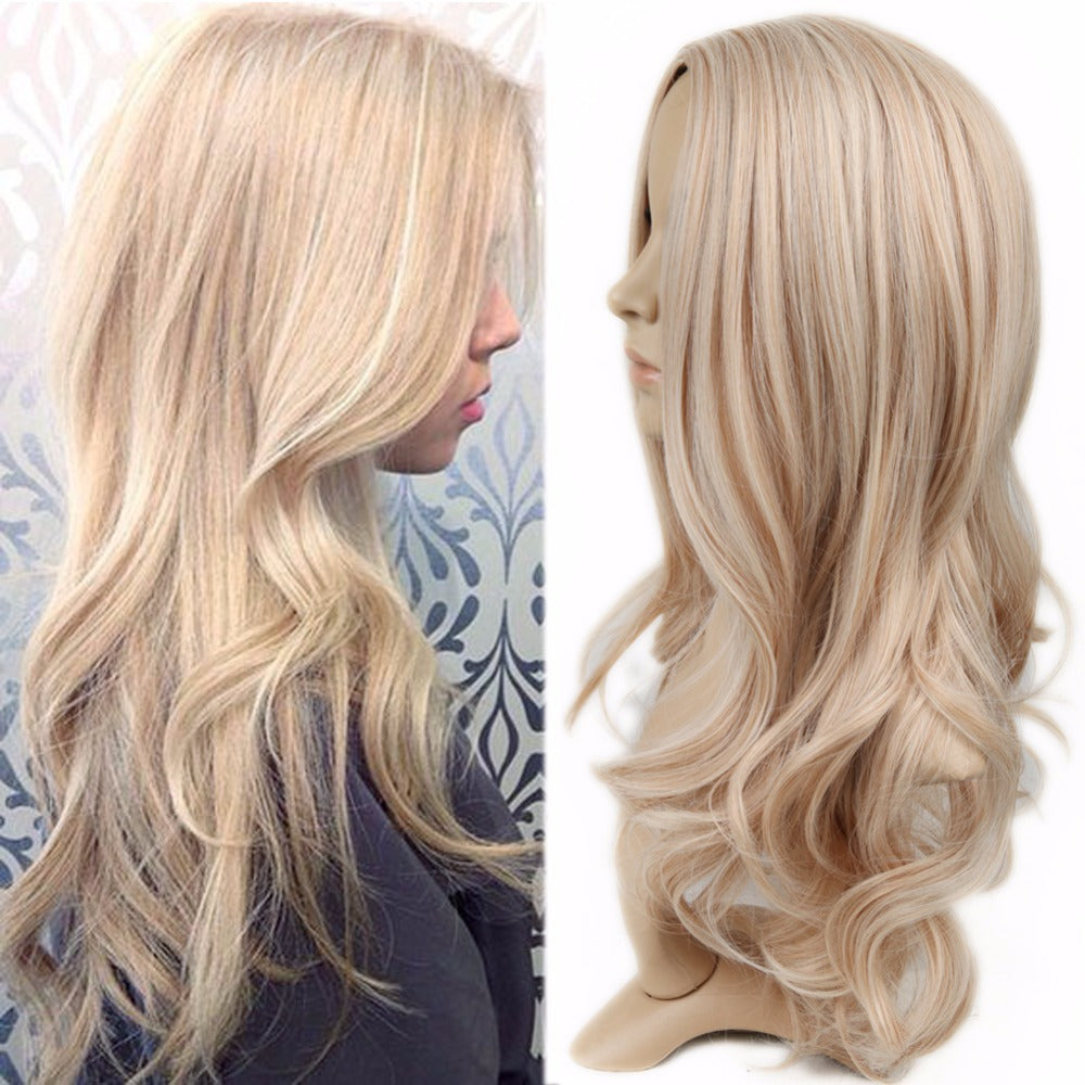 Perruque à cheveux bouclés de mode