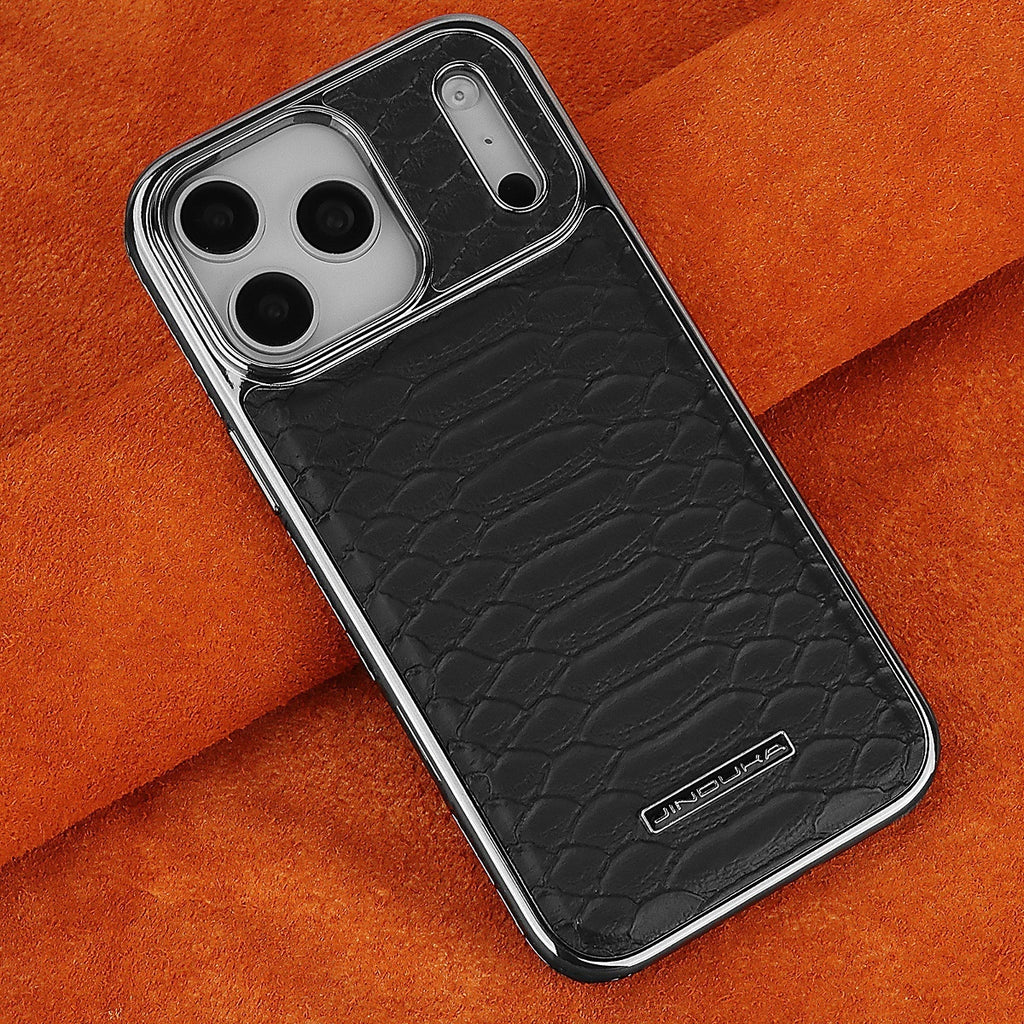Leather véritable avec snake-pattern Design Léger-luxe Business Style Case pleine enveloppe