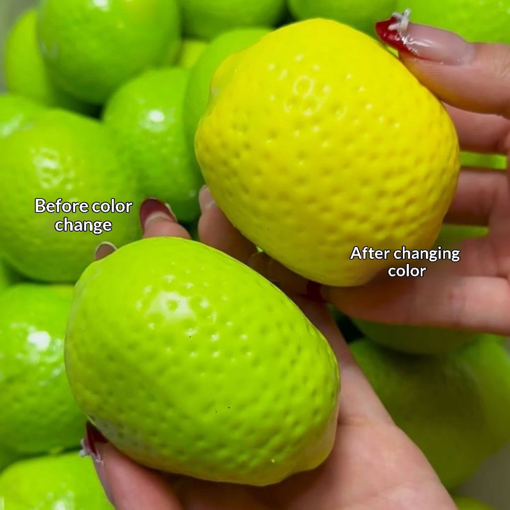 Xiaohongshus Viral bricolage boule de citron changement de couleur