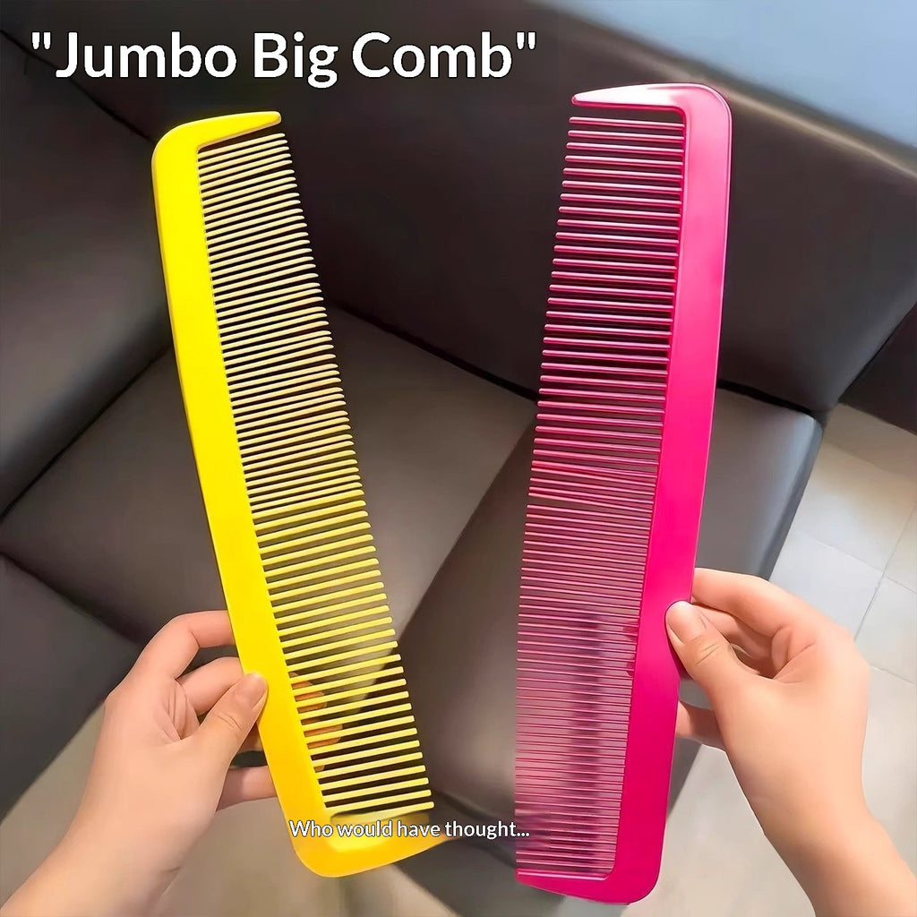 Comb de cheveux de nouveauté surdimensionné - Exagération de performance de scène Prop pour le stress créatif
