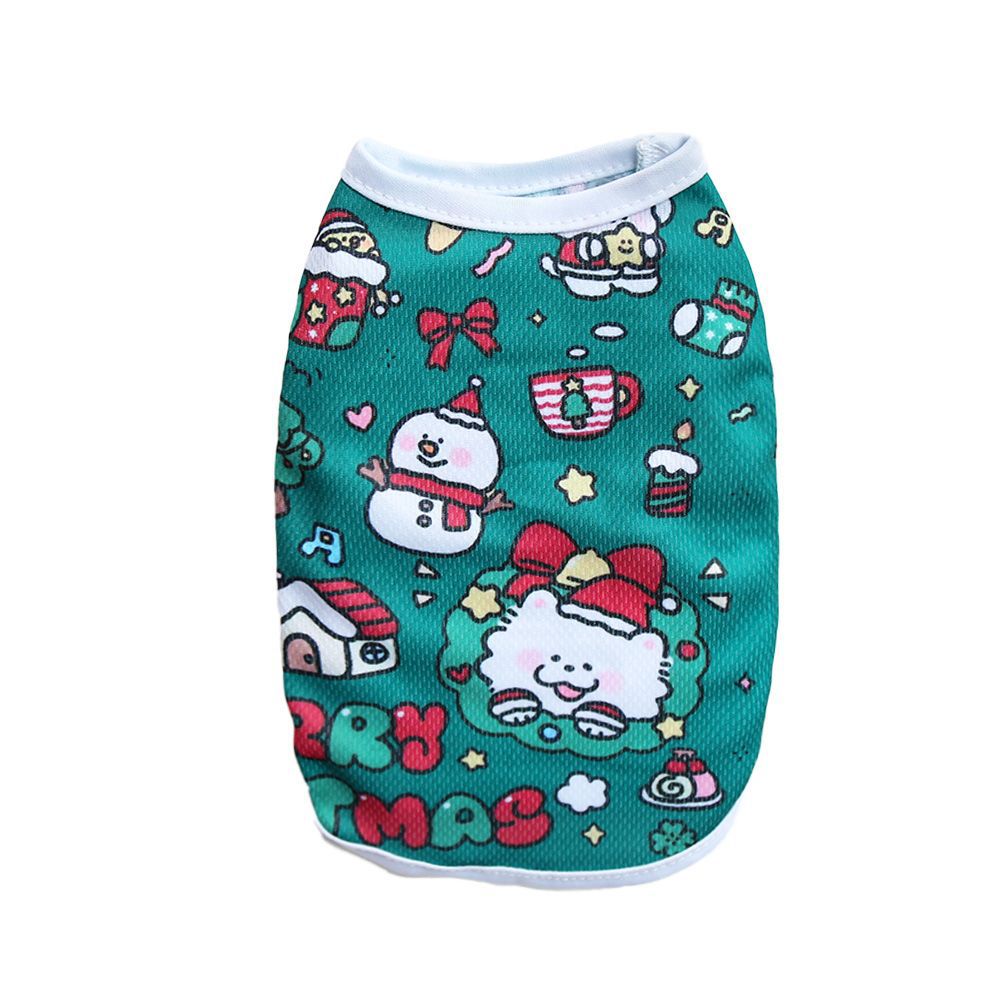 Noël édition limitée Veste de vêtements de chat et de chien pour petit Pete style court non Sheddin