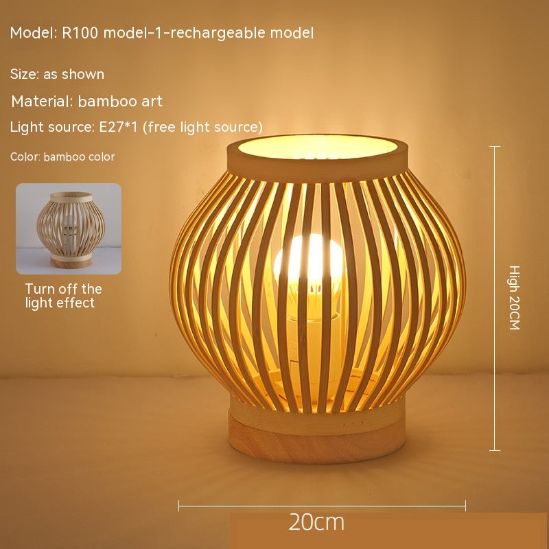 Japon Atmosphère Retro Homestay Bedroom Bedside Lampe