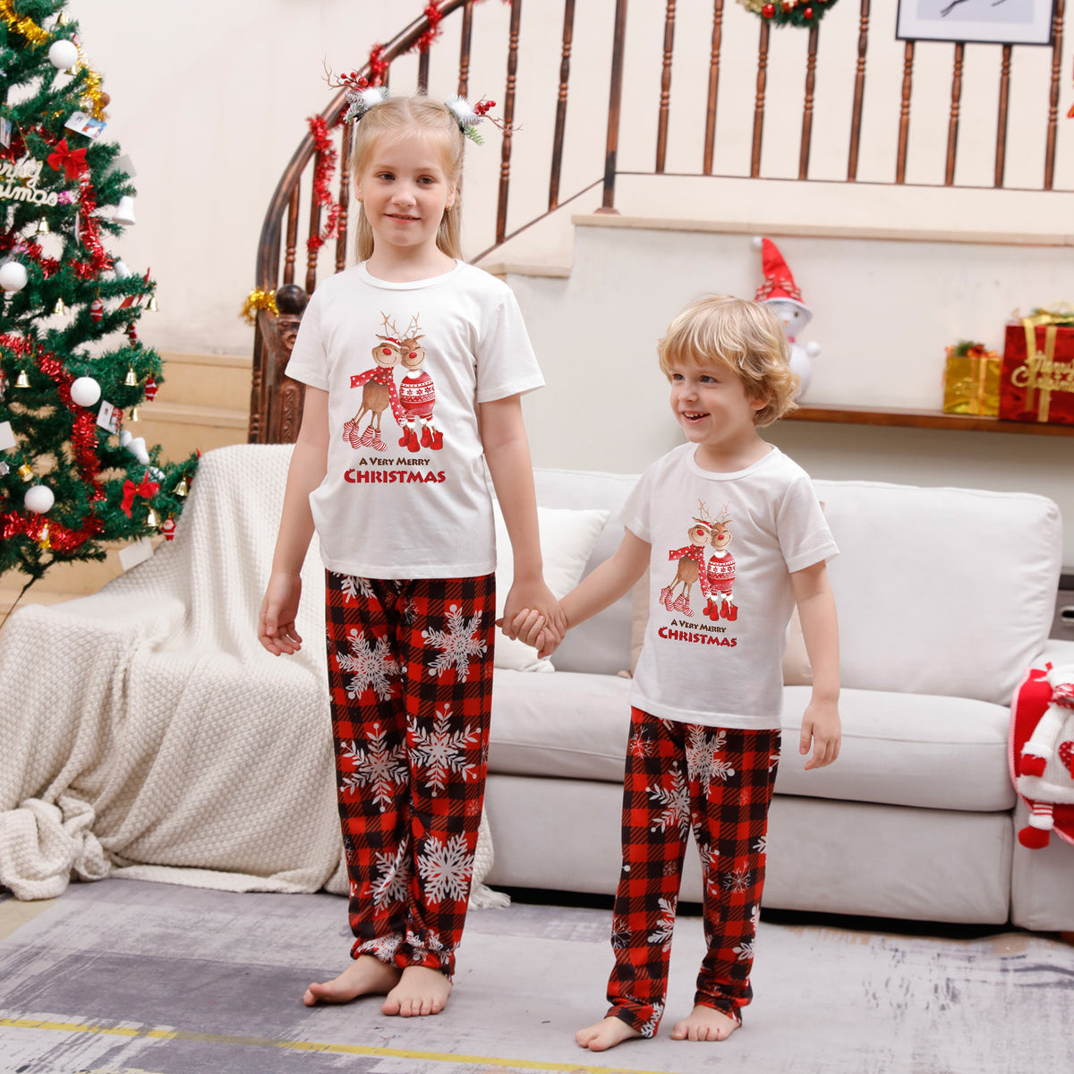Maillot de pyjama imprimé de Noël