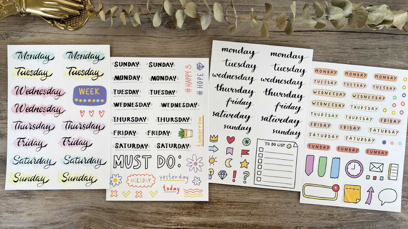 Stickers Anglais Lettres Et Nombres Symbole Etiquette Sticker Matière Décoration