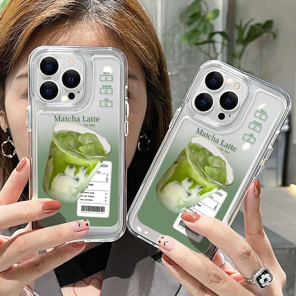 Cas de téléphone transparent à couverture complète de sens avancé