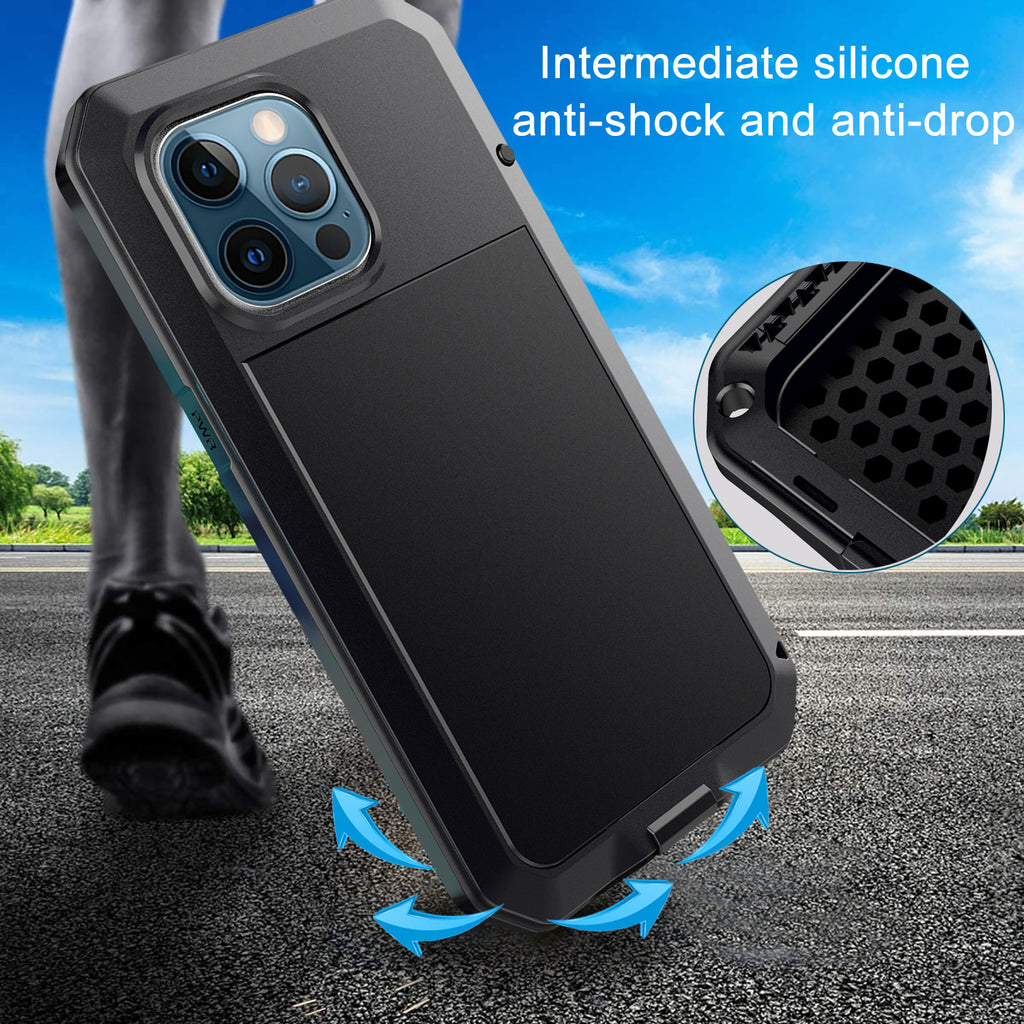 Cas de téléphone en métal de style créatif