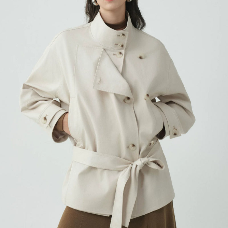 Designer-style double-arm jacket for small figurines