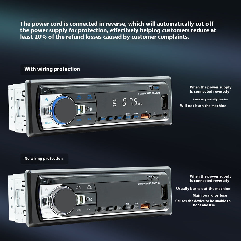 Universal Automotive MP3 Player sans perte de qualité sonore Automobile Radio Player