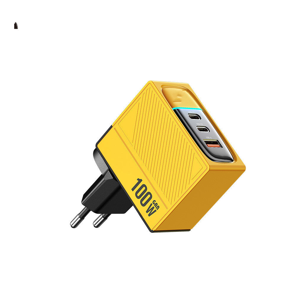 Fiche de charge Gallium Nitride Mecha Chargeur à port multiples Charge rapide pliable
