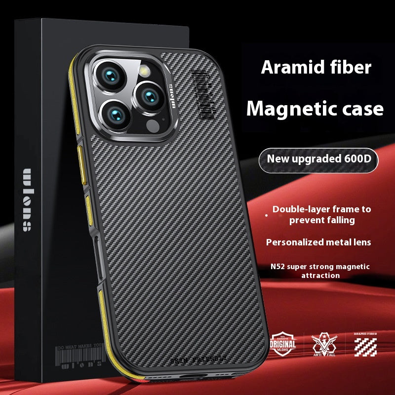 Étui téléphonique résistant à la chute de fibre d'aramide